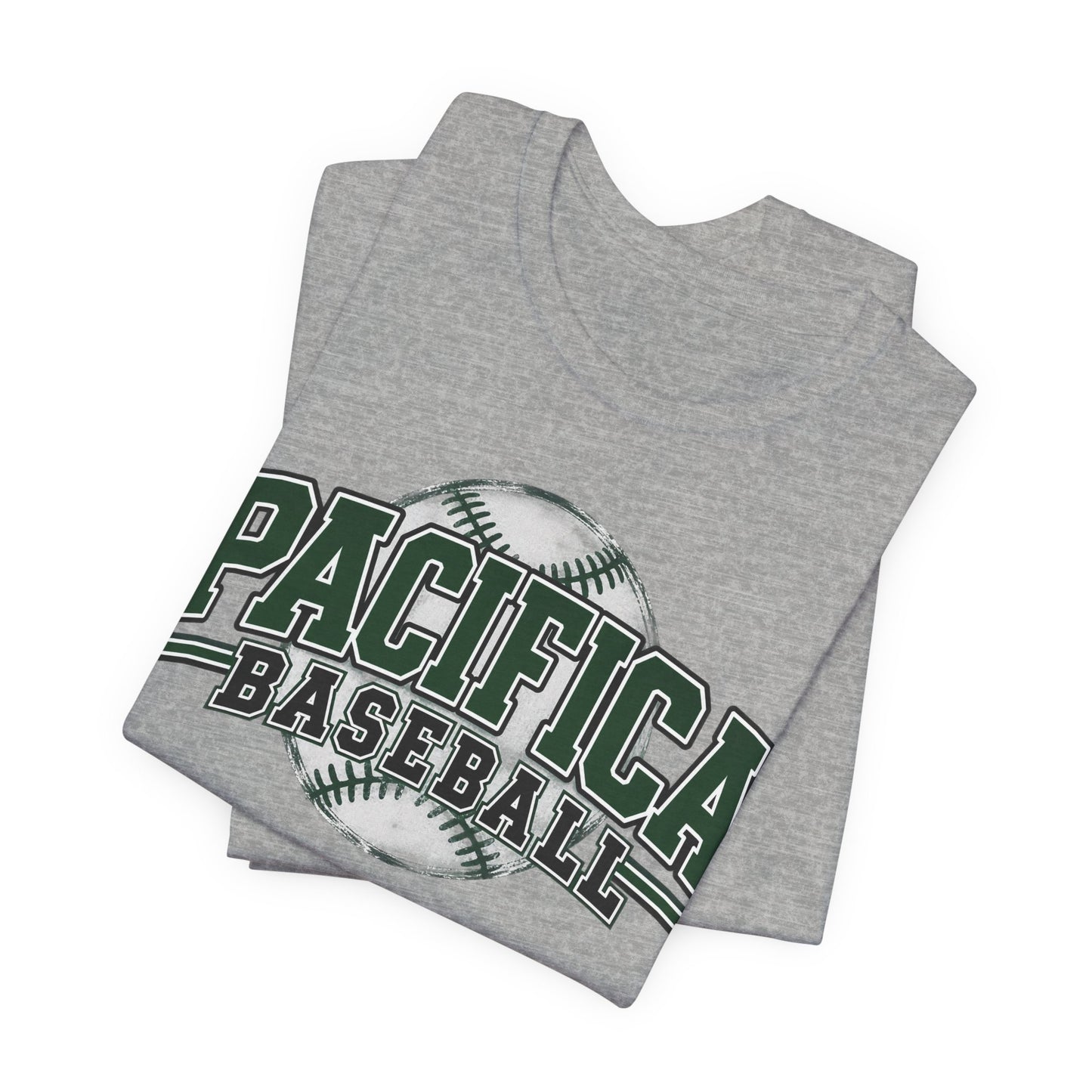 Pacifica Baseball Tee - Vintage Baseball Logo T-Shirt
