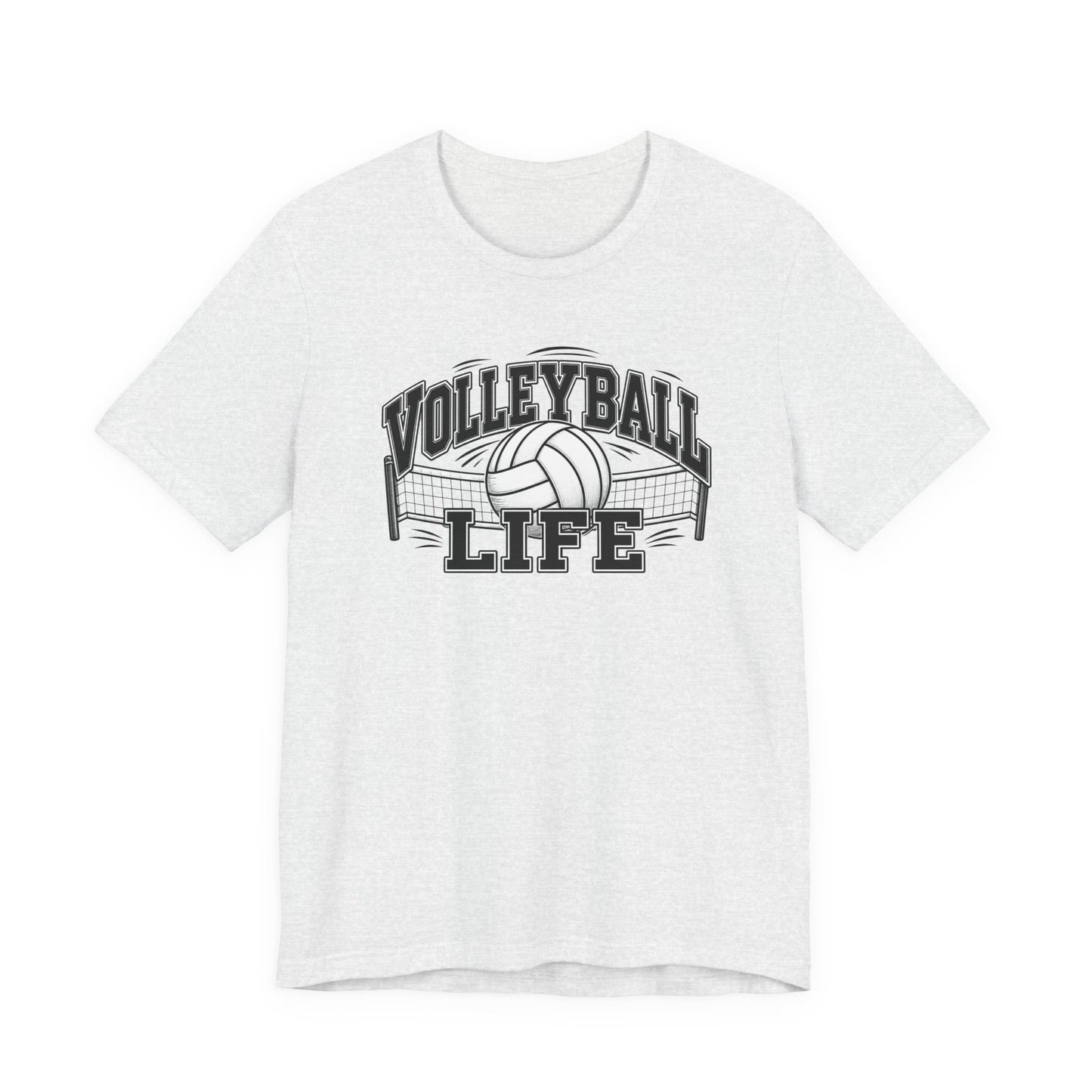 Volleyball Life Tee — Graphic Volleyball Net Shirt