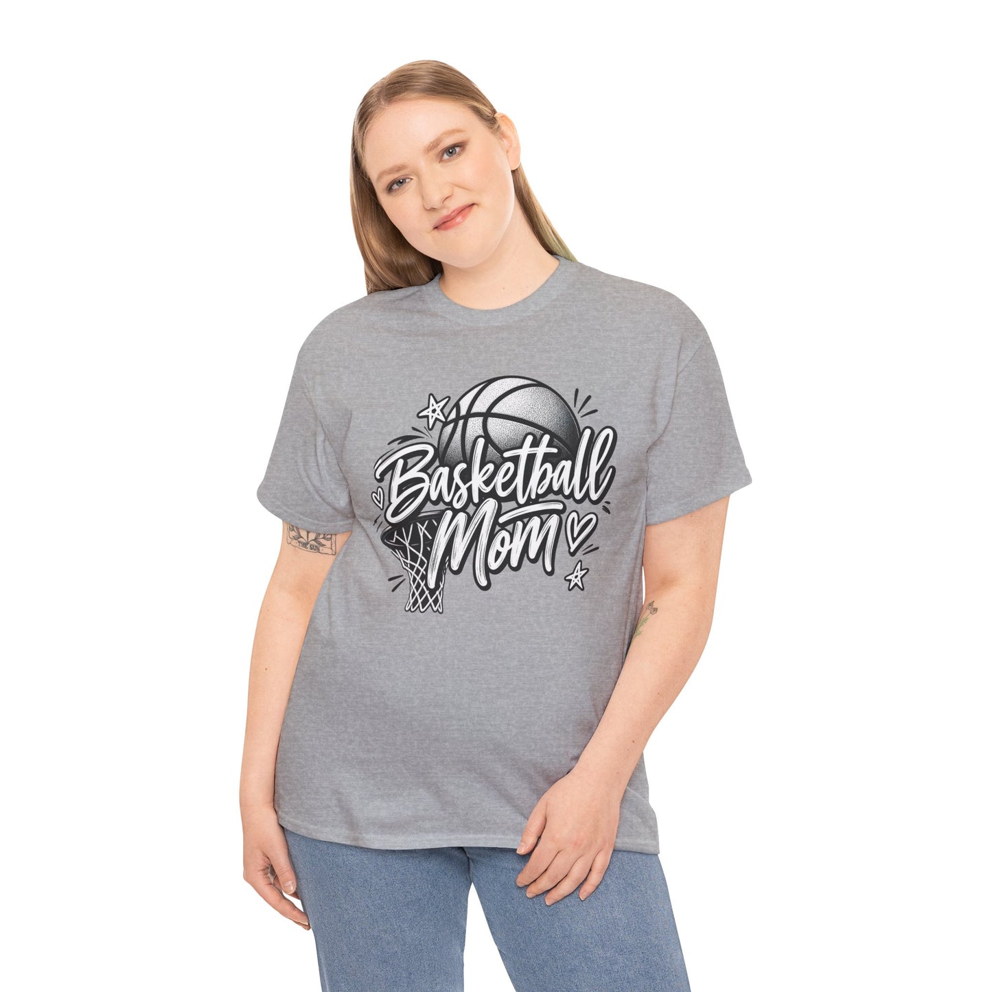 Basketball Mom T-Shirt — Graphic Sports Mom Tee