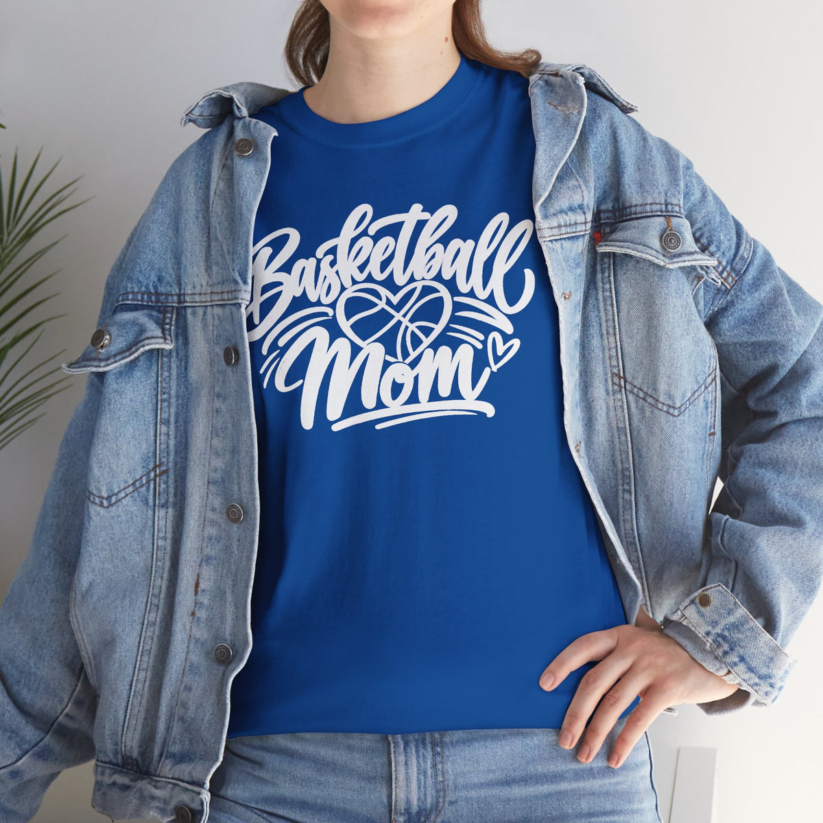 Basketball Mom T-Shirt — Script Logo Tee for Proud Coaches & Fans