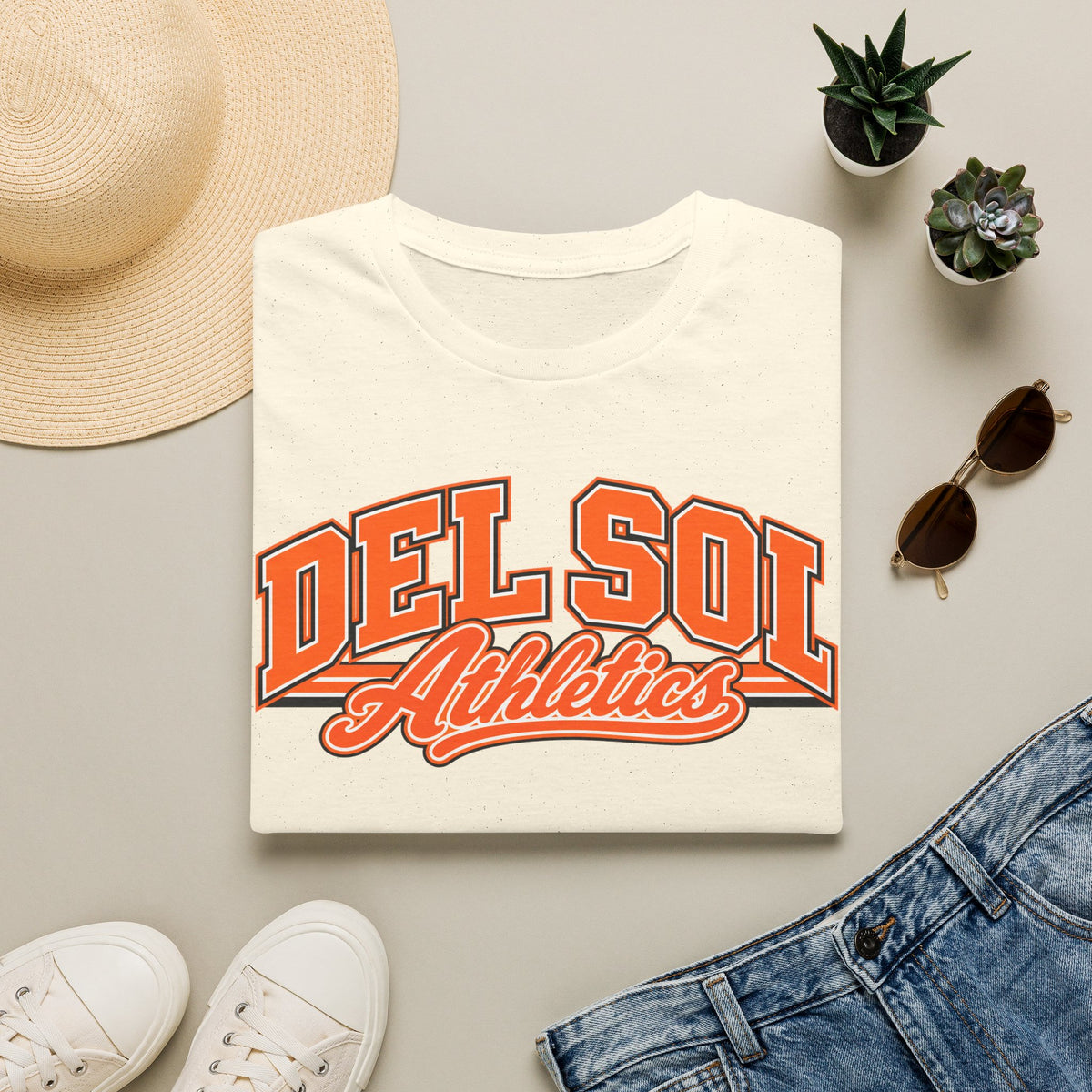 Del Sol Athletics T-Shirt — Vintage Collegiate Sport Tee