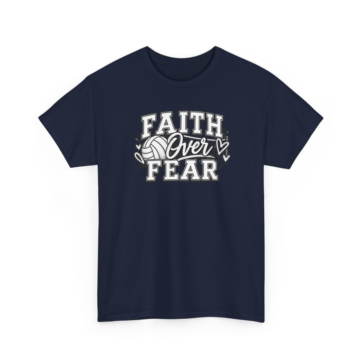 Faith Over Fear T‑Shirt - Inspirational Christian Tee