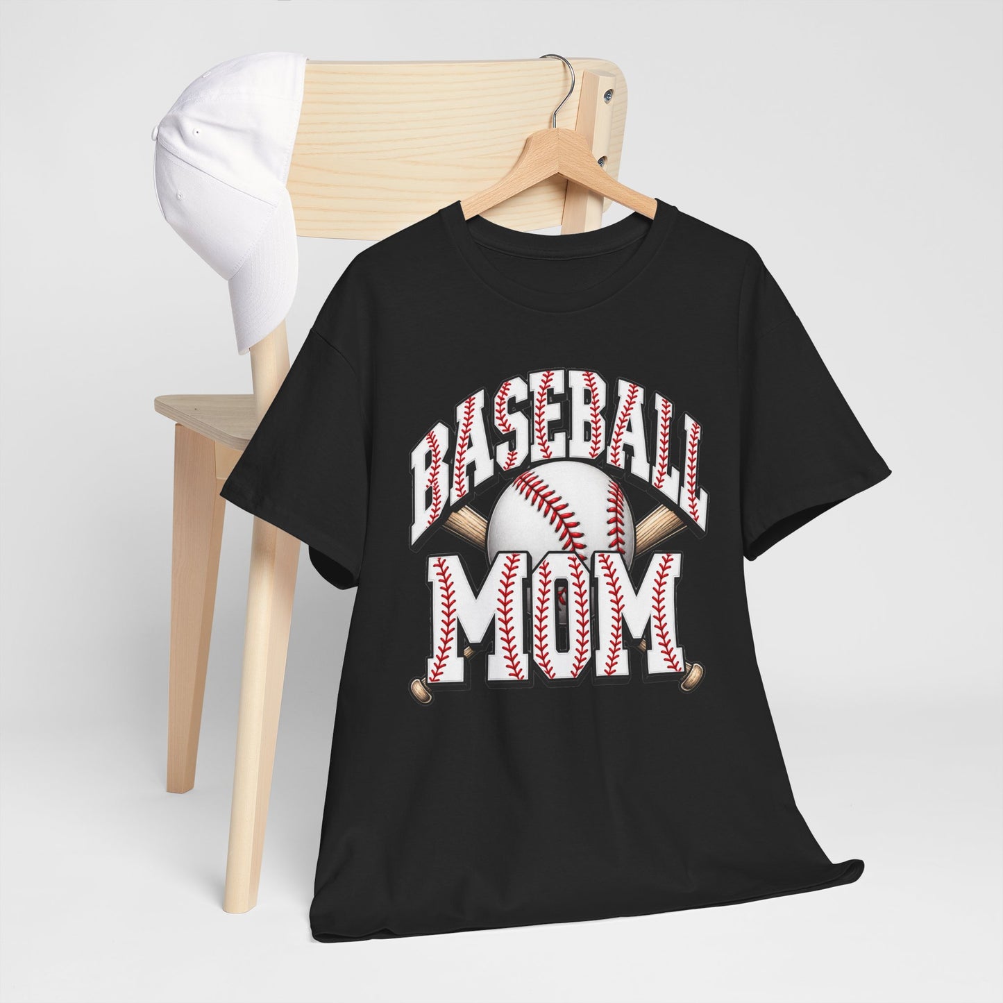 Baseball Mom T-Shirt – Retro Baseball Graphic Tee for Proud Moms