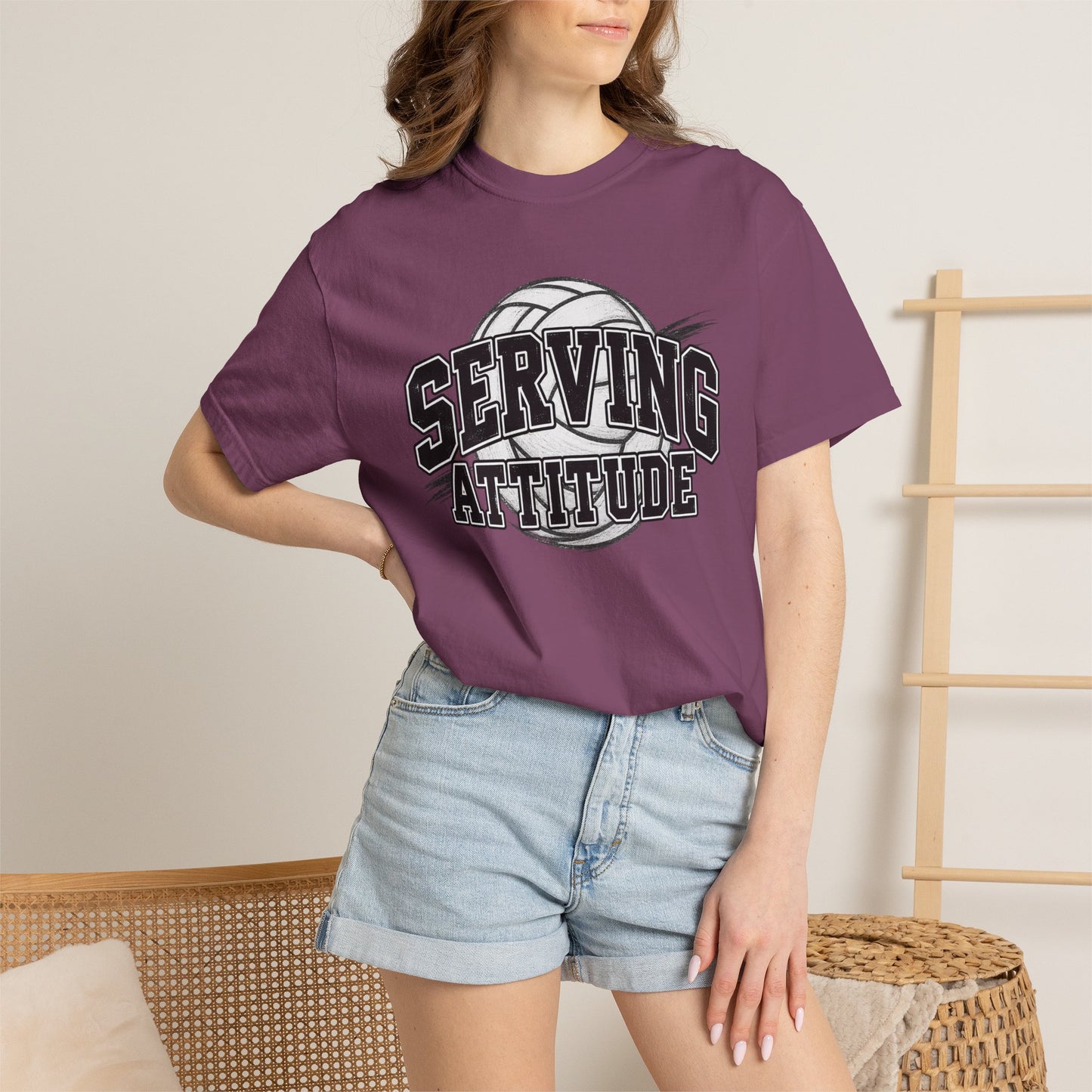 Serving Attitude Volleyball T-Shirt